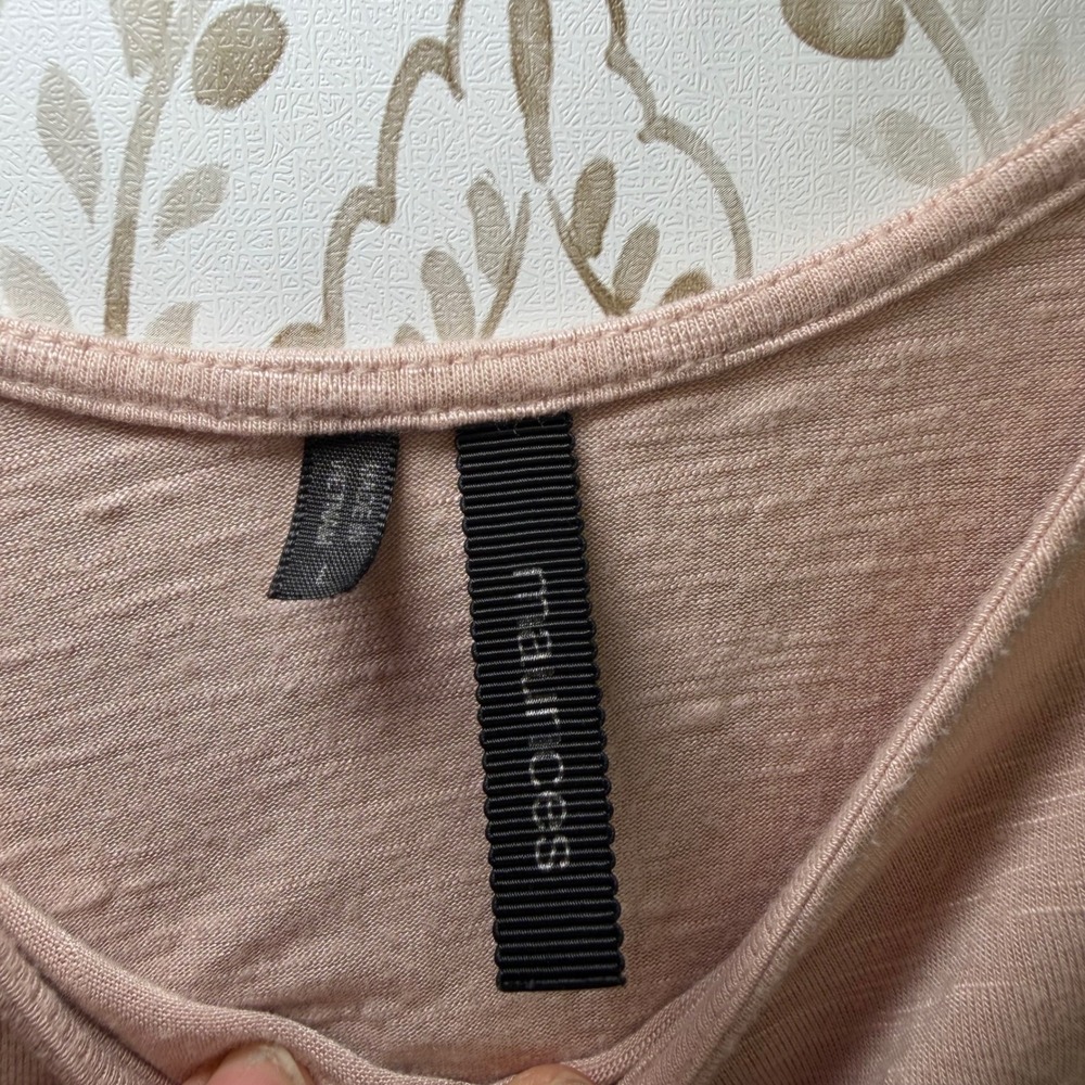 Maurices Pink Mixed Media Tank Top Sleeveless Scoop Neck Slub Knit Large - Picture 5 of 6